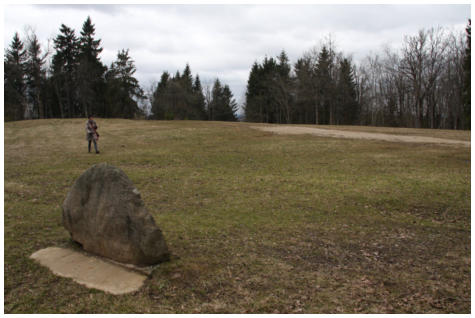 Gipfelplateau des Gaizinkalns 