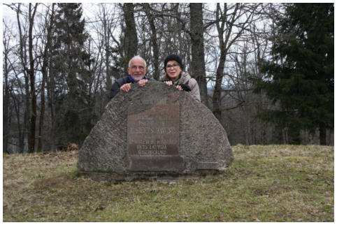 Gipfelstein auf Lettlands Hchsten