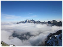 Gipfelblick ber den Wolken