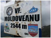 Der Moldoveanu ist erreicht