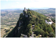 Blick vom ersten Turm La Rocca