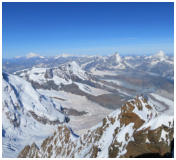 Ein traumhafter Gipfelblick ber die Alpen